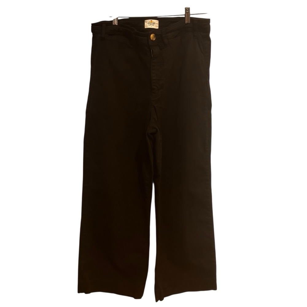 Marine layer pants womens sz 14 see pics runs small black baggy grunge wide leg - Picture 3 of 12